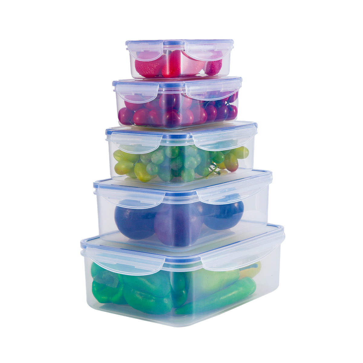 Five Piece Rectangular Food Storage Set