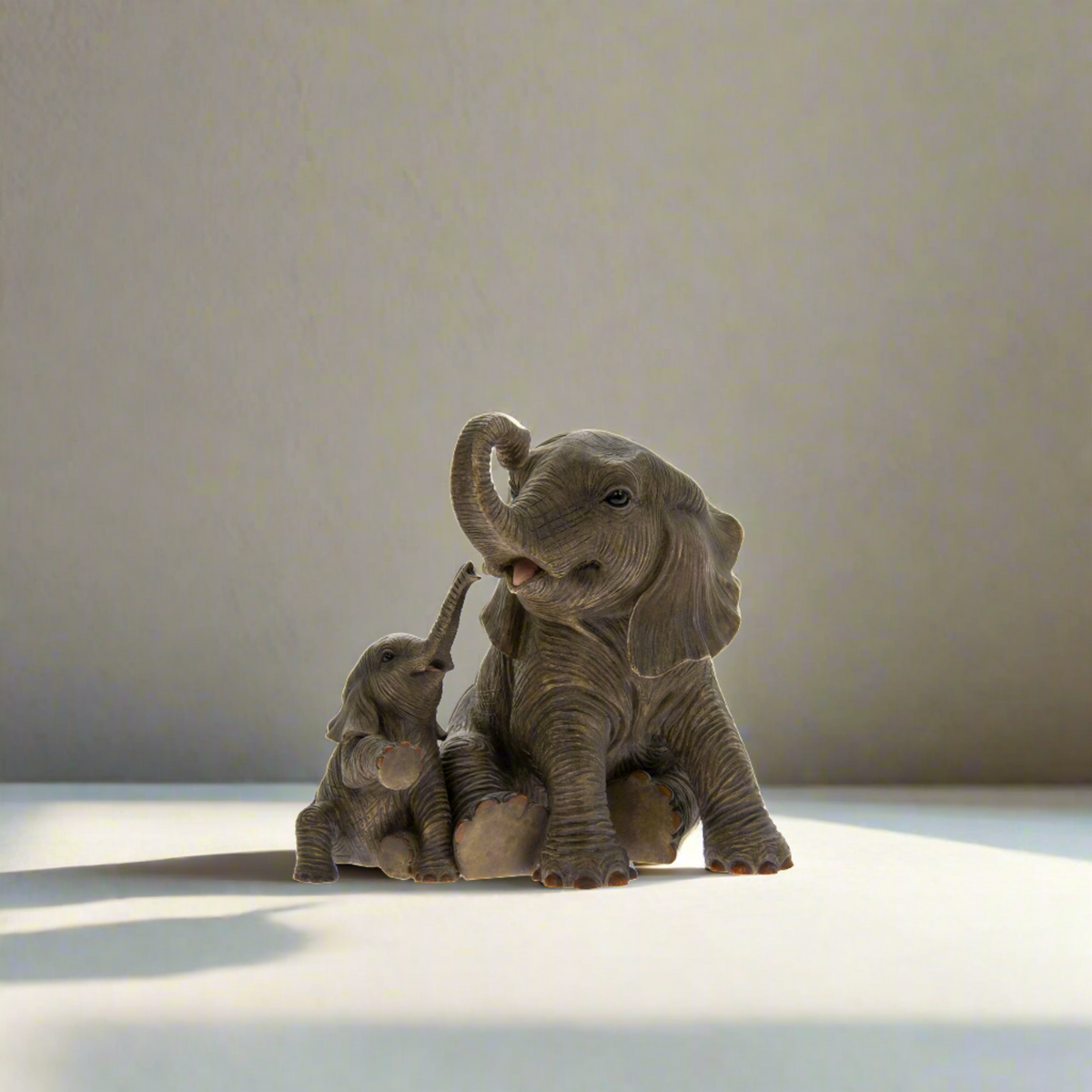 Elephant & Calf Playtime Figurine