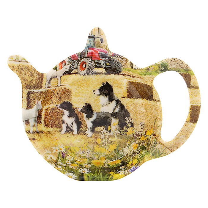 Collie & Sheep Design Tea Bag Tidy