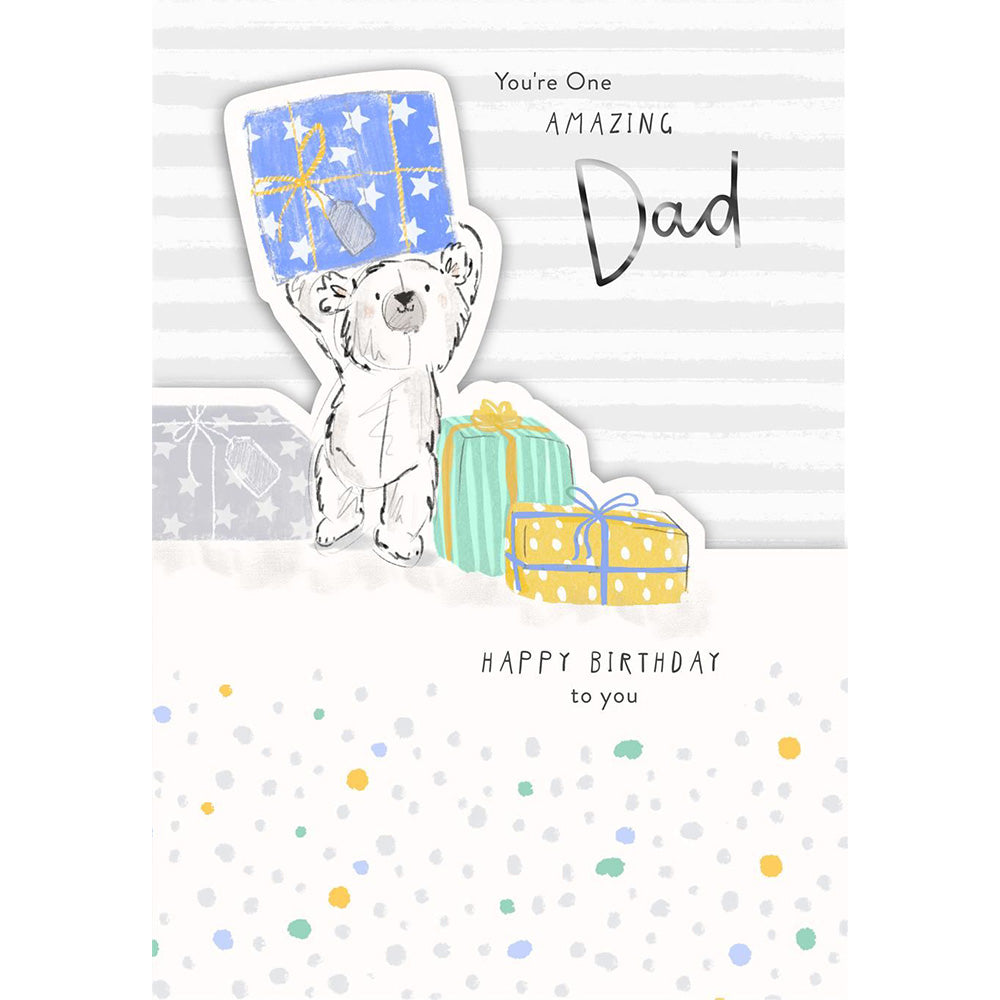 One Amazing Dad Birthday Greetings Card