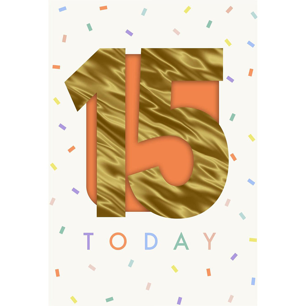 15 Today Birthday Greetings Card