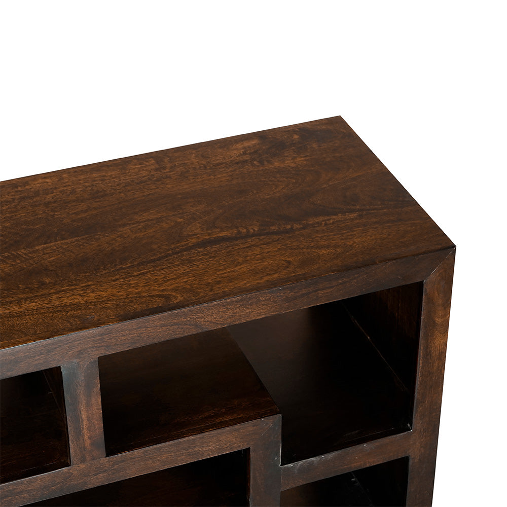 Yoga Dark Mango Wood TV Stand
