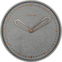 NeXtime 35cm Wall Clock - Stone Effect Grey & Rose Gold