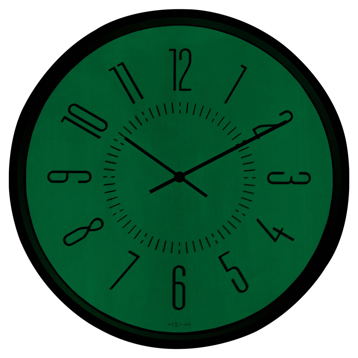 Wall Clock - Glow in the dark - White - 35 cm - Silent -  Luminous - NeXtime