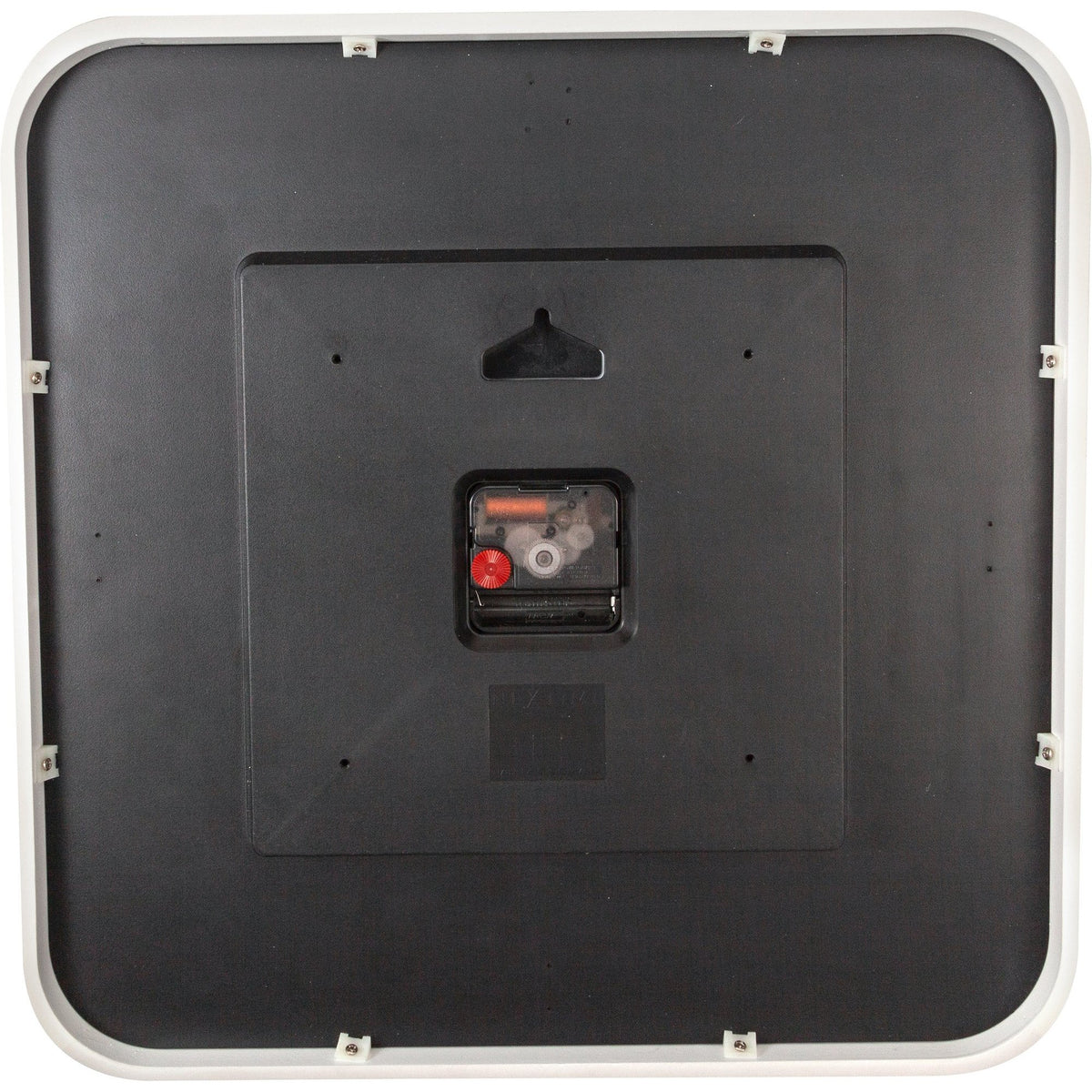 NeXtime - Wall clock - 40 x 40 x 4 cm - Wood - White - 'Square Wall'