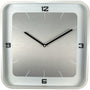 NeXtime 40cm Square Wall Clock - White Wood