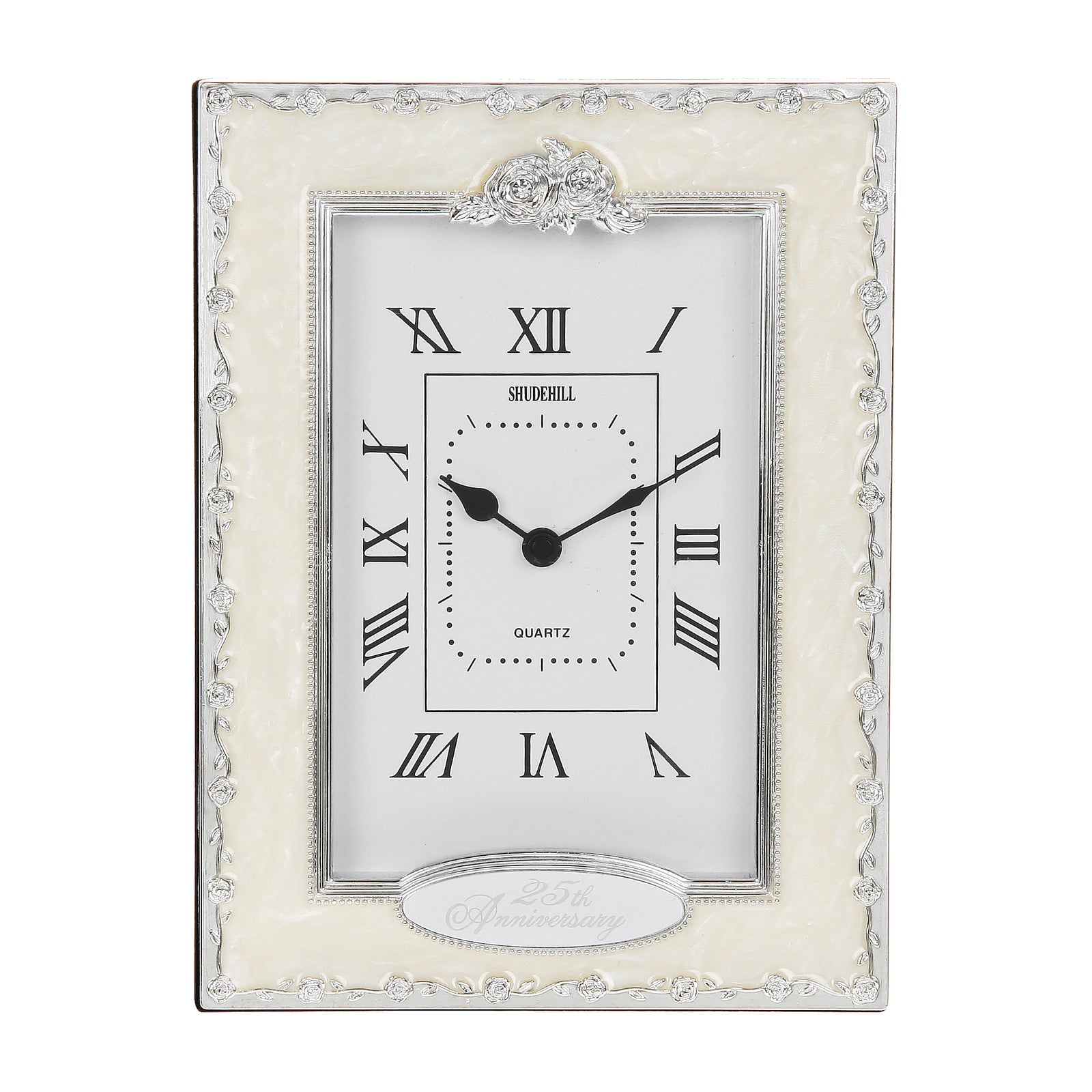 25th Anniversary Table Clock