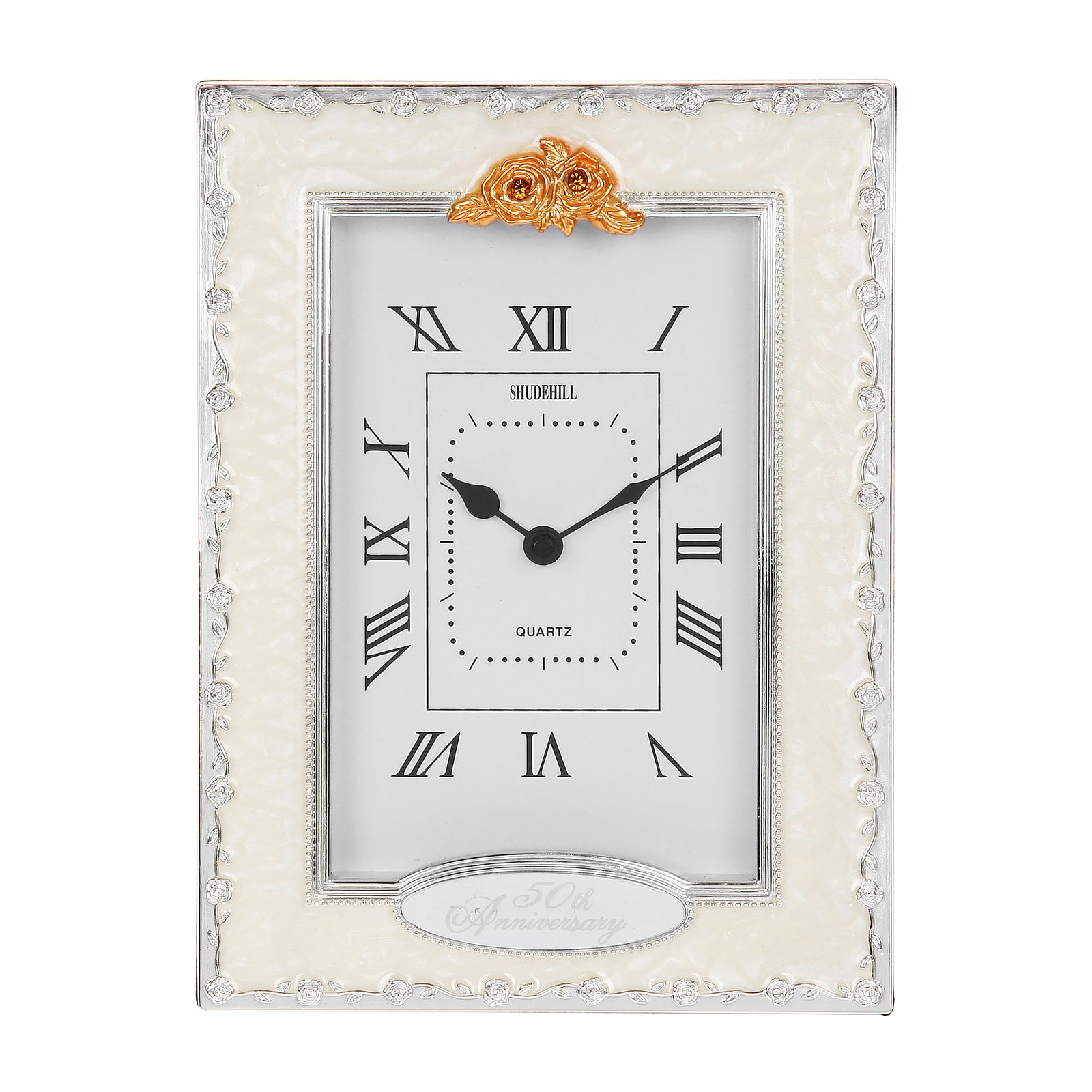 50th Anniversary Table Clock