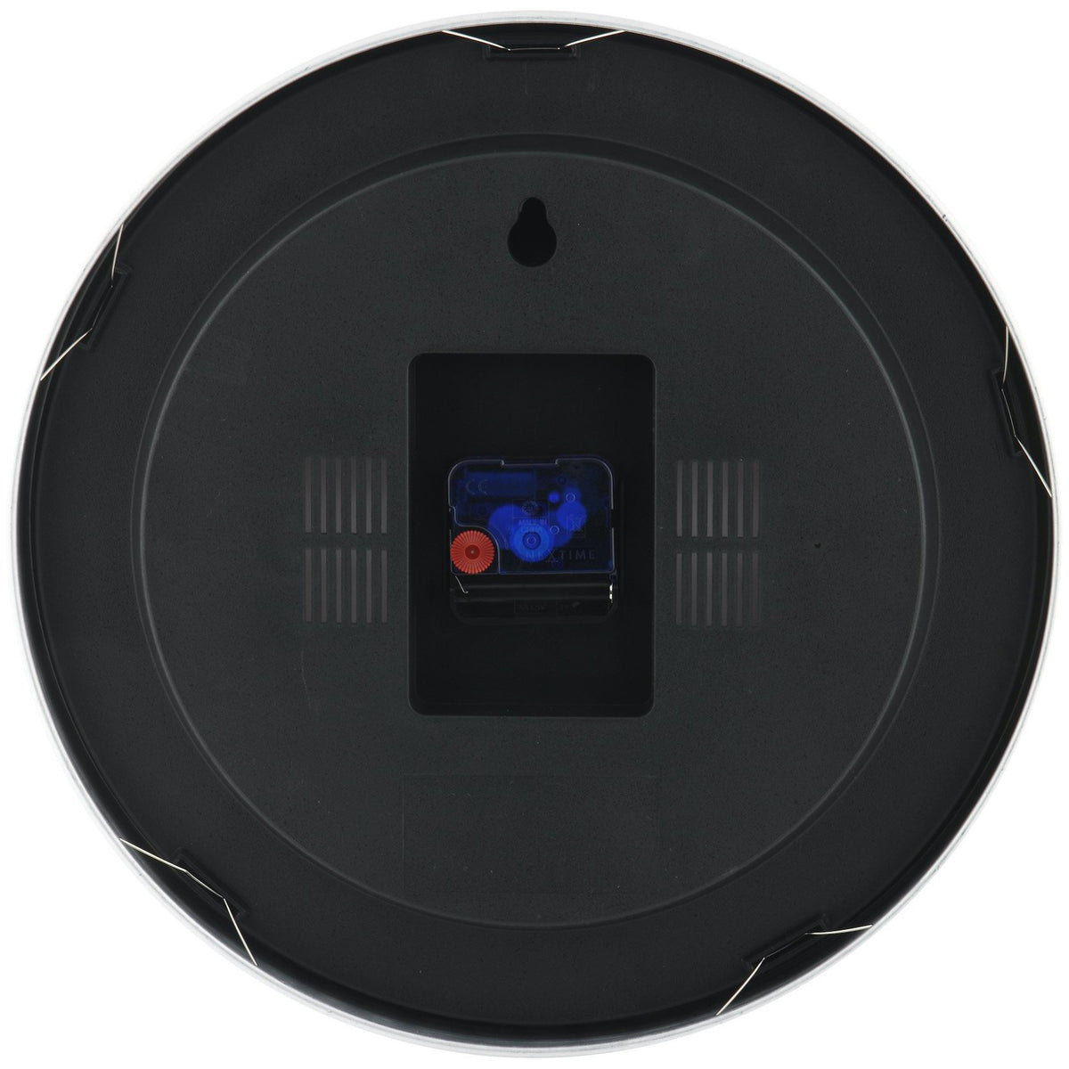 NeXtime - Wall clock/ Table clock - Ø 19 cm – Aluminum - Brushed - 'Station Numbers'