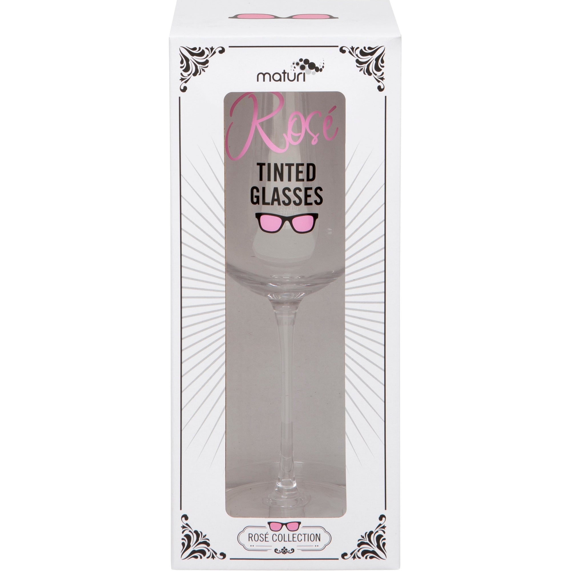 Rosé Tinted Glasses Wine Glass