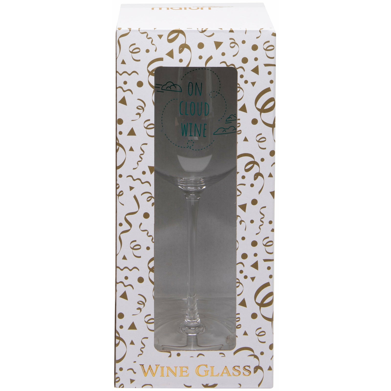 'On Cloud Wine' Wine Glass