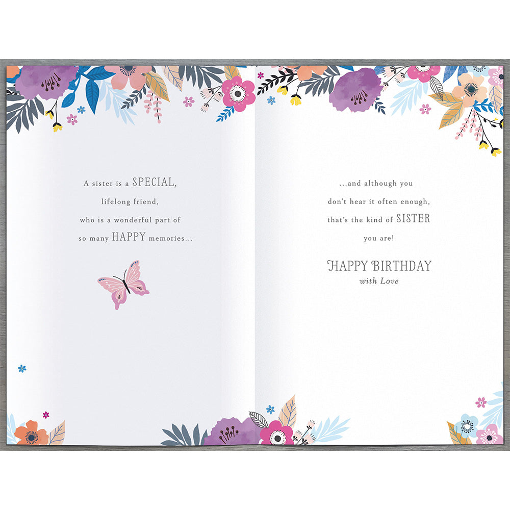 Sister Birthday Greetings Card