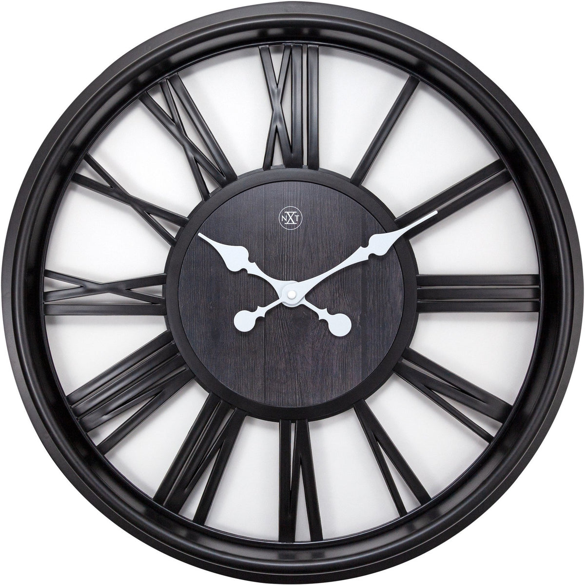 nXt - Wall Clock - Ø 51 cm - Plastic - Black - 'Quebec'