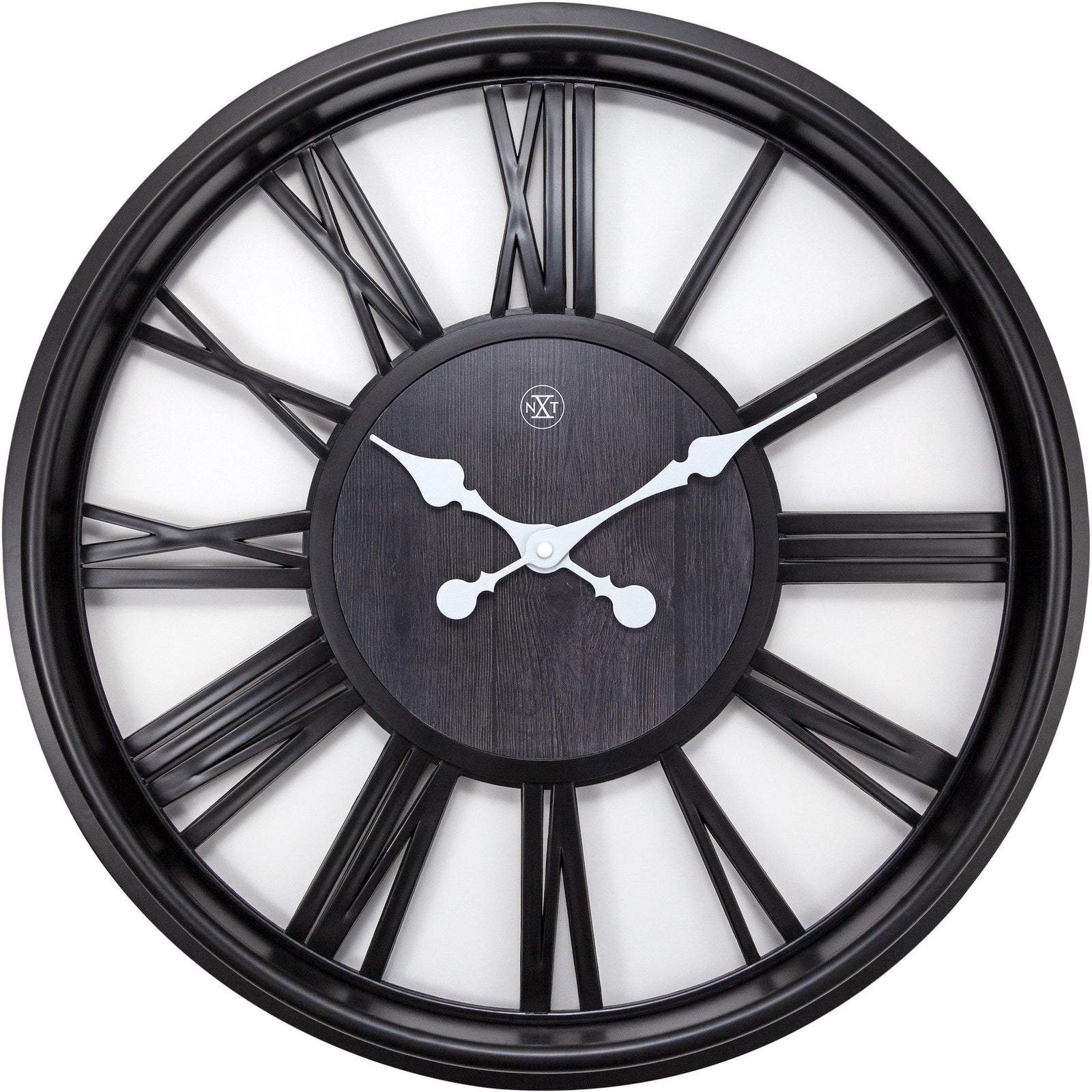 nXt - Wall Clock - Ø 51 cm - Plastic - Black - 'Quebec'