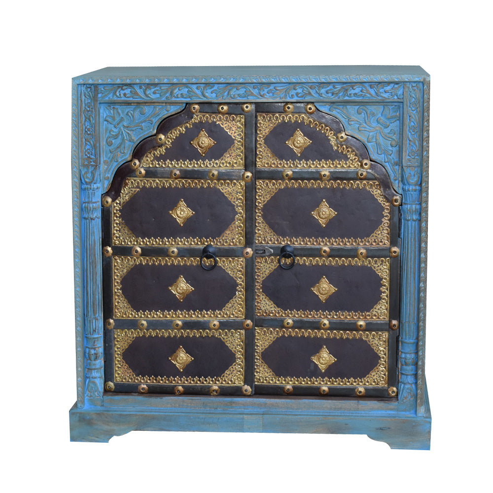 Accent Mango Wood Vintage Style Sideboard