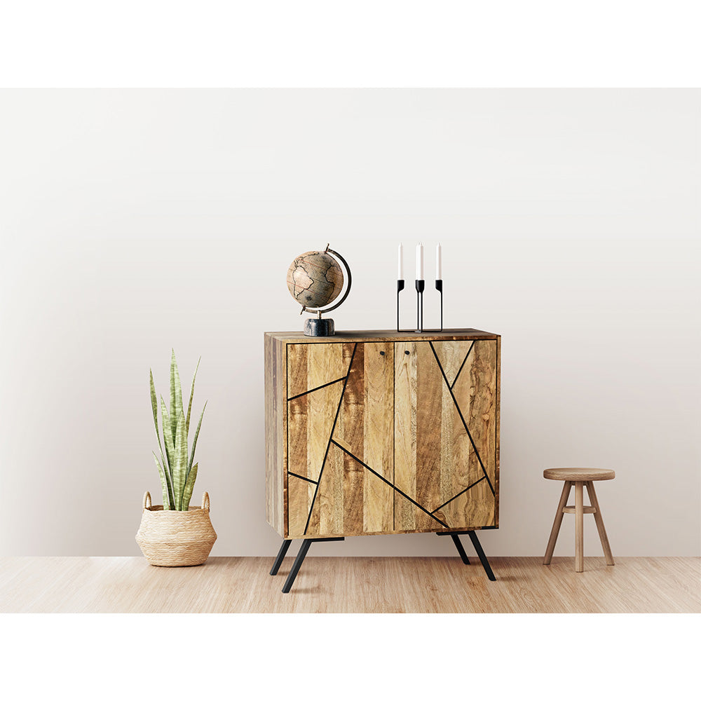 Amar Mango Wood Wine Cabinet