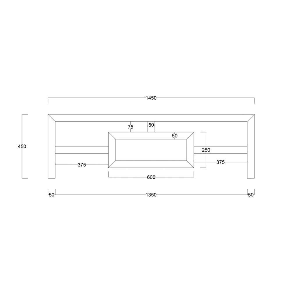 Yoga Light Mango Wood TV Unit