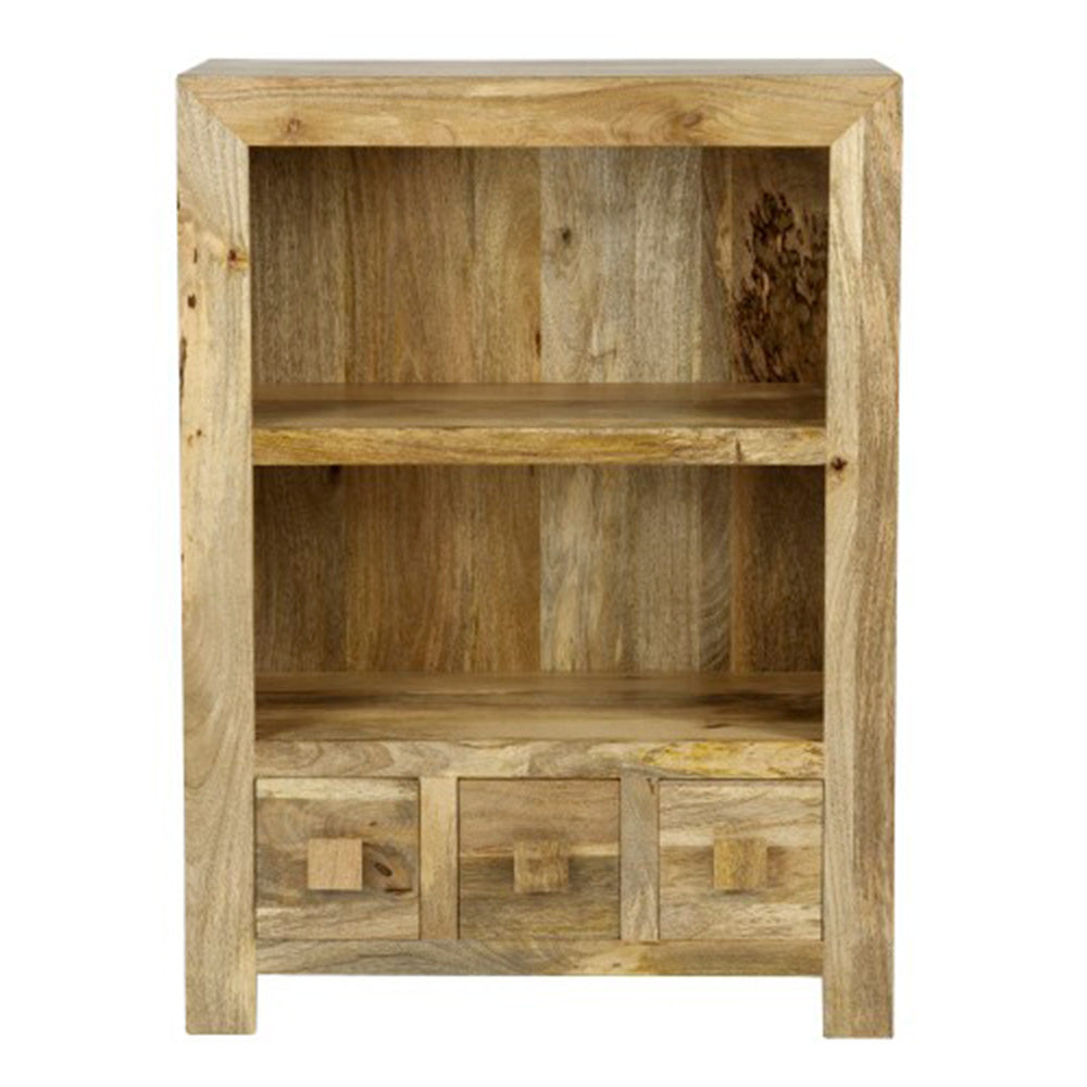 Dakota Light Mango Wood Small Bookcase
