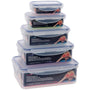 Five Piece Rectangular Food Storage Set