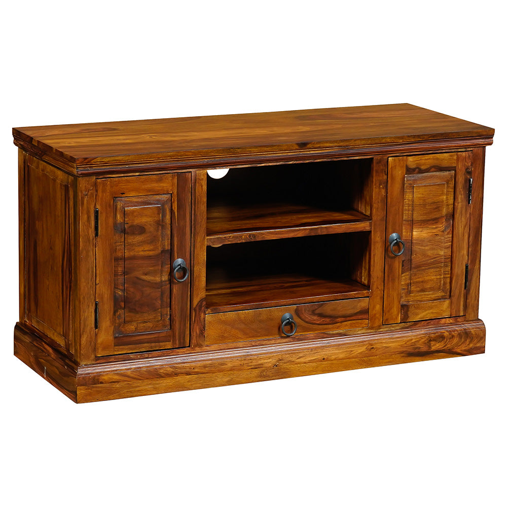 Klaasik Sheesham Wood TV Unit - Medium