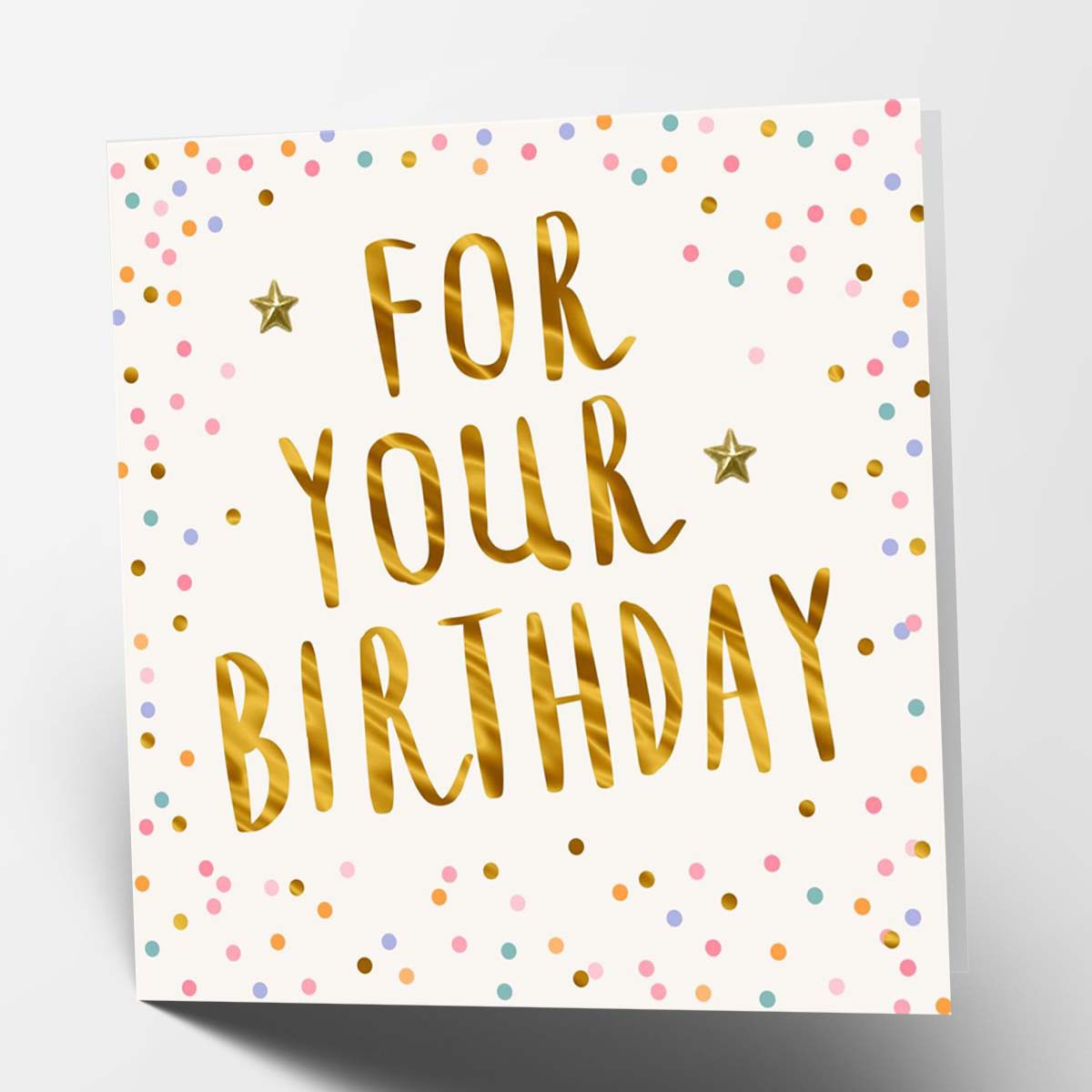 For Your Birthday Greetings Card